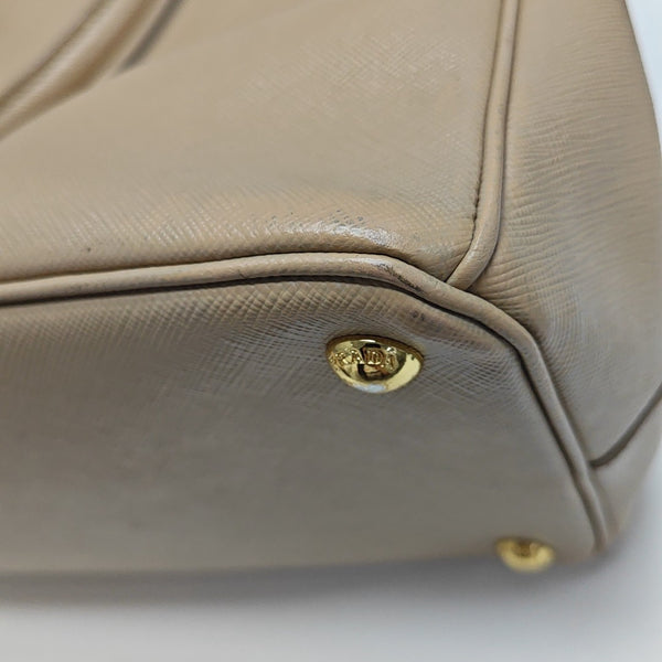 Galleria Extra Large Saffiano Calfskin Beige