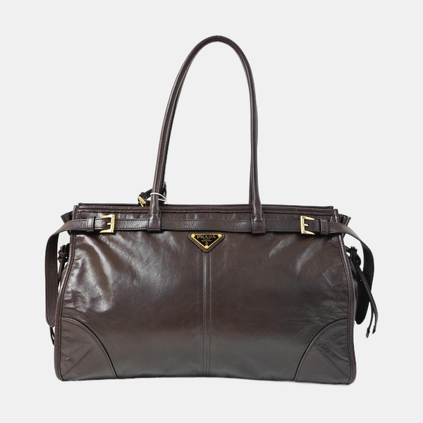 Bonnie Large Calfskin Brown