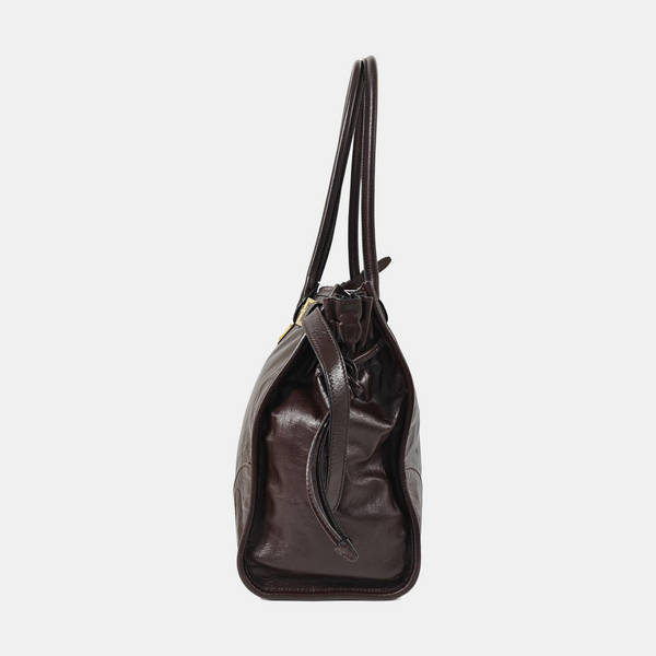 Bonnie Large Calfskin Brown