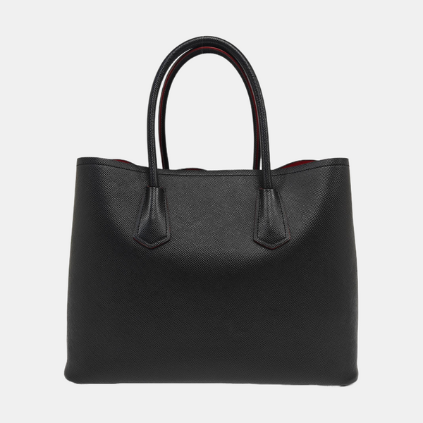 Double Saffiano Calfskin Black