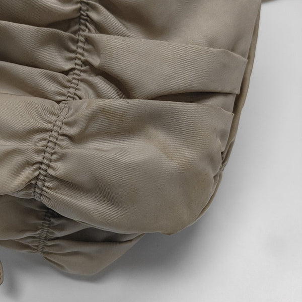 Gaufre Quilted Nylon Beige