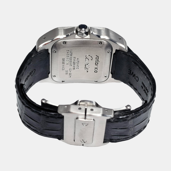 Santos DE CARTIER 33mm Cream Automatic Watch