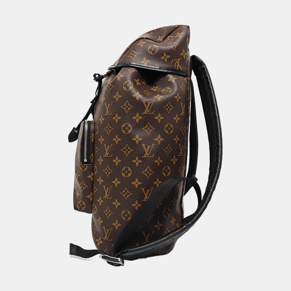 Coated Canvas Backpack Brown