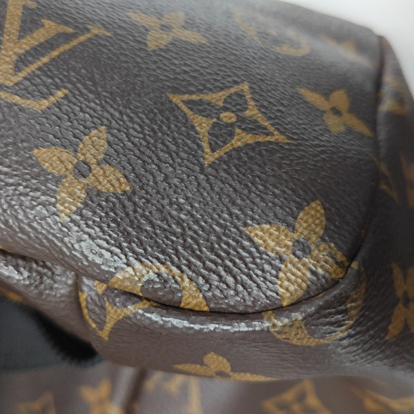 Coated Canvas Backpack Brown