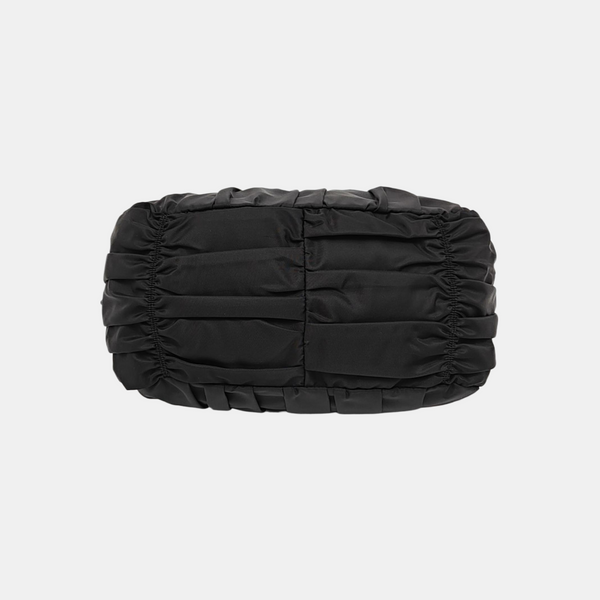 Gaufre Quilted Nylon Black