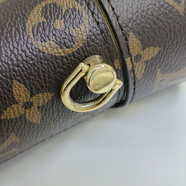 Monogram Coated Canvas Shoulder Bag Brown