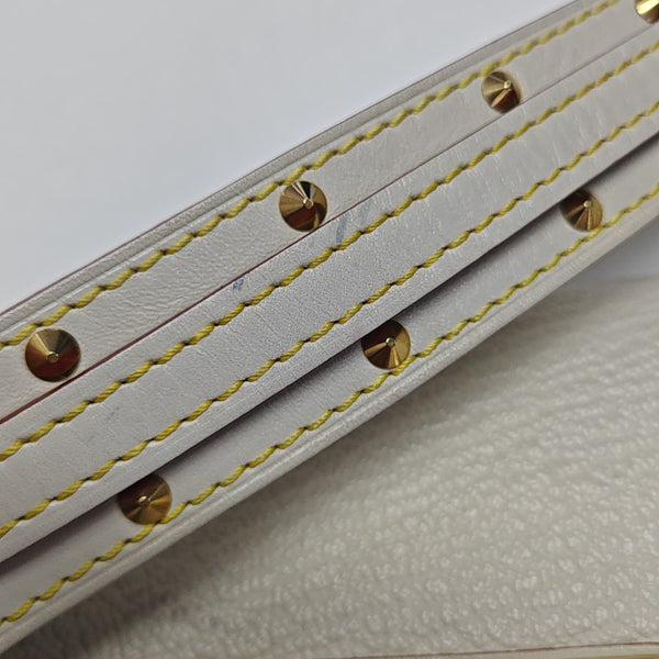 Calfskin Top Handle Bag White