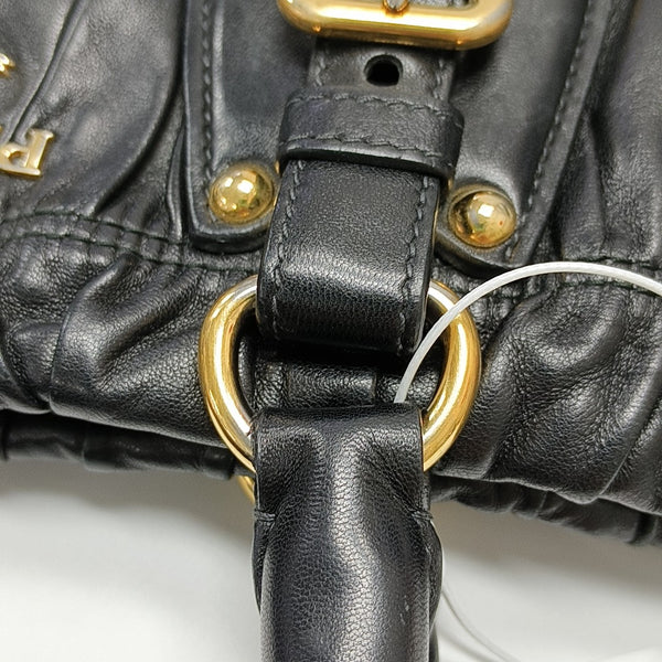 Gaufre Quilted Lambskin Black