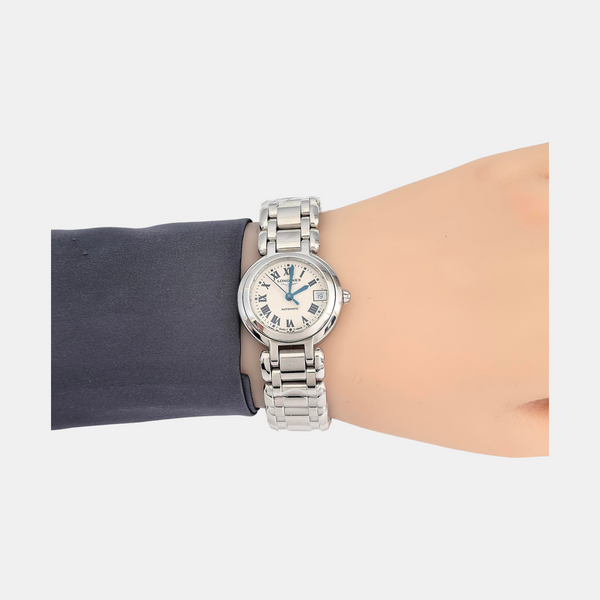 PrimaLuna 26.5mm White/Silver Automatic Watch