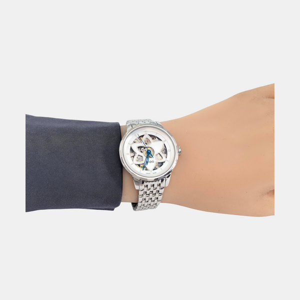 Rainflower 34mm White Automatic Watch