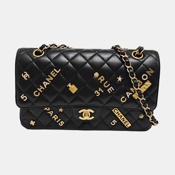 CLASSIC FLAP Small Quilted Lambskin Black