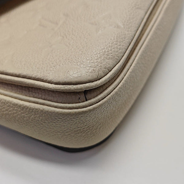 MÉTIS MM Monogram Calfskin White
