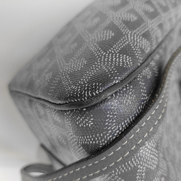 Rouette PM Coated Canvas Gray