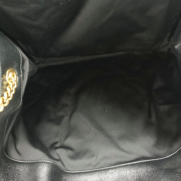ICARE Extra Large Quilted Lambskin Black
