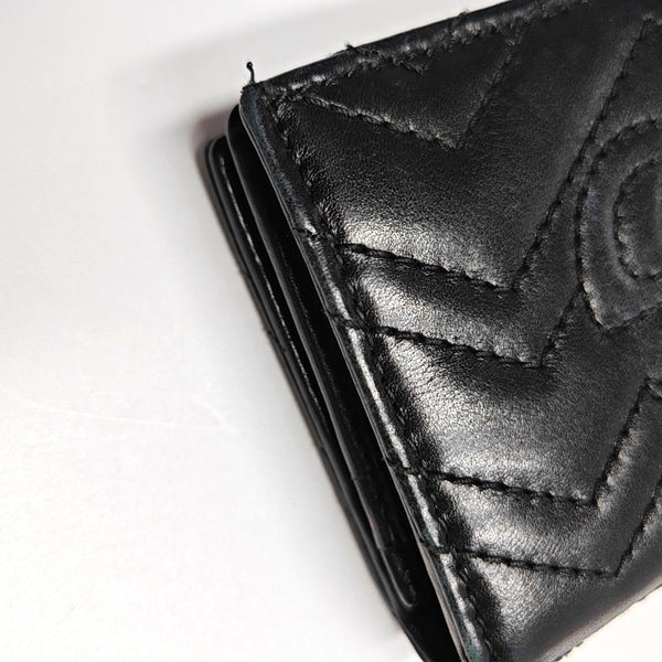 Authenticated pre-owned GG Marmont Calfskin Black Wallet - Wallet at Looply