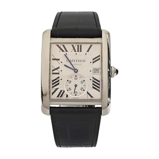 PREMIERE Reloj de cuarzo de acero inoxidable negro de 20 mm