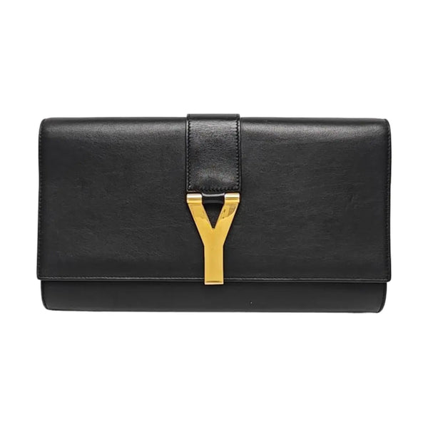 Authenticated pre-owned Chyc Y Ligne Calfskin Black - Clutch at Looply