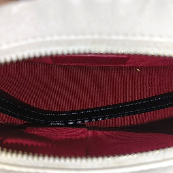 GABRIELLE Small Quilted Calfskin White