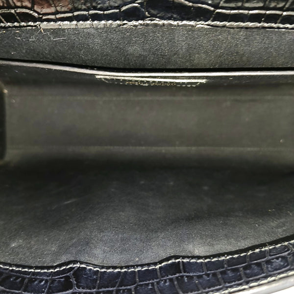 MANHATTAN Medium Calfskin Black