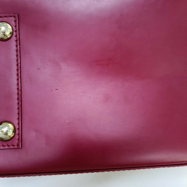 Authenticated pre-owned Alma PM Epi Burgundy - Top Handle Bag at Looply