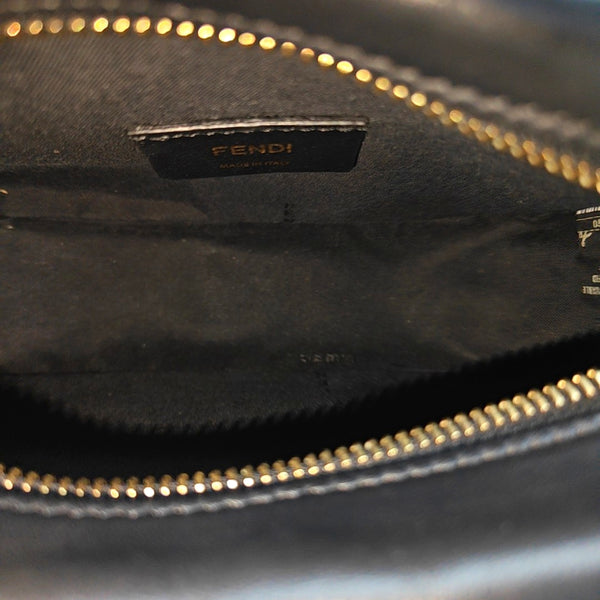 Coated Canvas Crossbody Bag Mini Brown