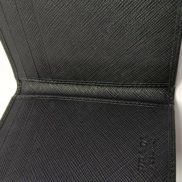 Saffiano Calfskin Clutch Black