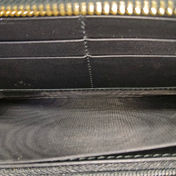 Authenticated pre-owned Sylvie Calfskin Black Wallet - Wallet at Looply