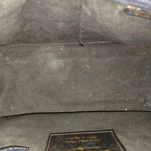 The Banner Small Calfskin Blue