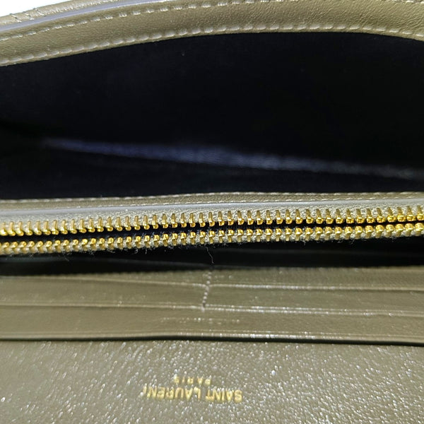 KATE Medium Quilted Calfskin Gray