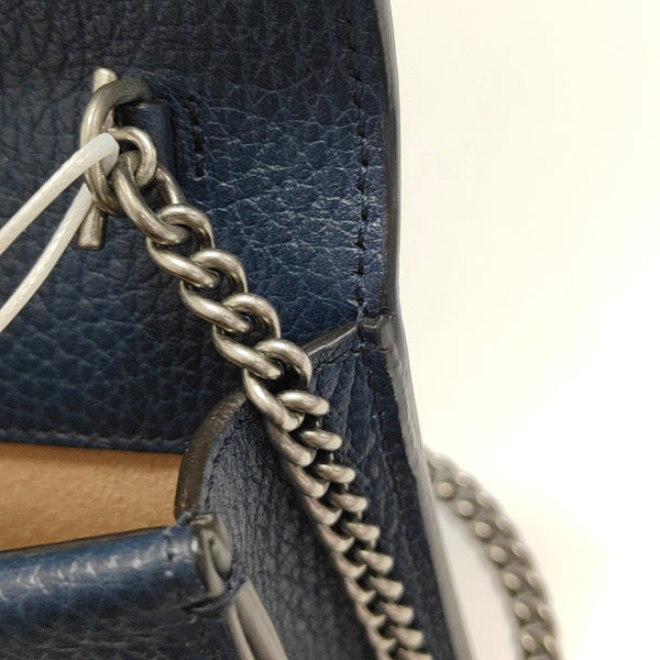 Authenticated pre-owned Dionysus Super Mini Calfskin Blue - Shoulder Bag at Looply
