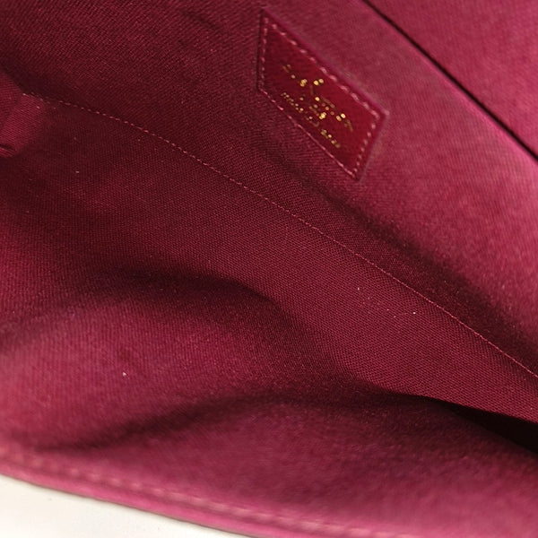 Authenticated pre-owned Félicie Monogram Coated Canvas Brown - Crossbody Bag at Looply