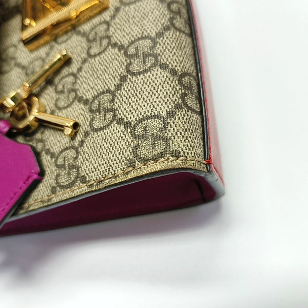 Authenticated pre-owned Padlock Small Monogram Coated Canvas Multicolor - Shoulder Bag at Looply