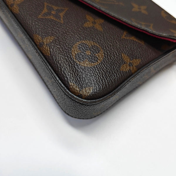 Authenticated pre-owned Félicie Monogram Coated Canvas Brown - Shoulder Bag at Looply