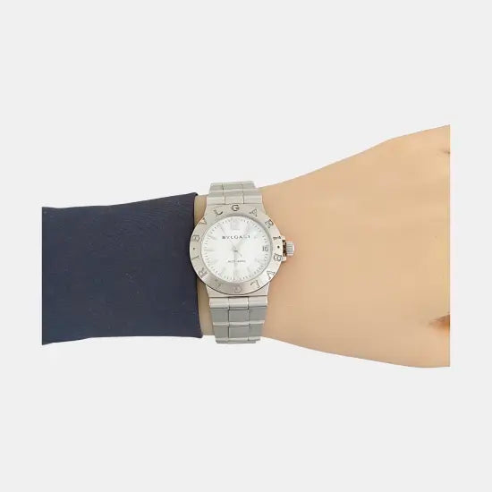 30mm White automatic Watch