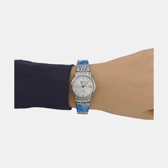 PrimaLuna 25.5mm White Stainless Steel Automatic Watch