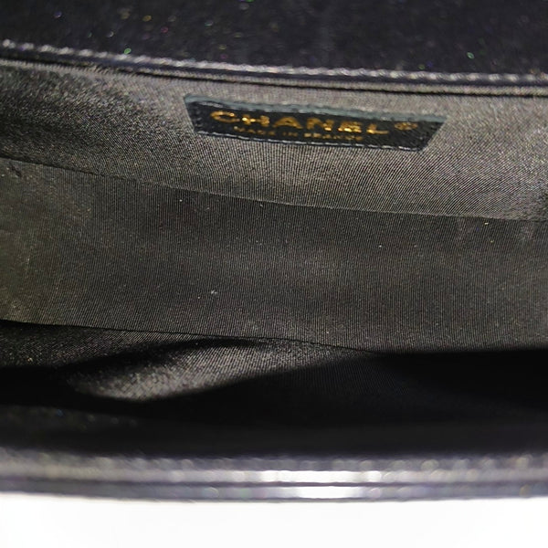 BOY CHANEL Medium Quilted Calfskin Black