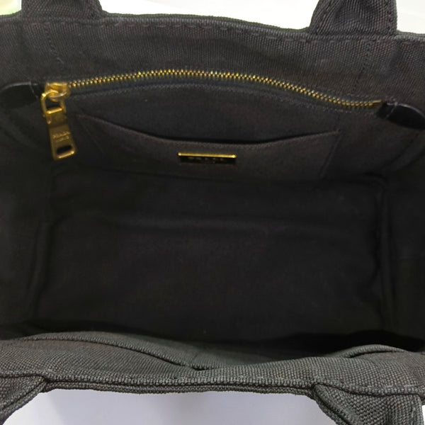 Denim Quilted Canvas Black