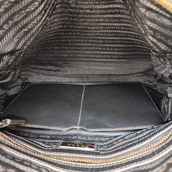 Nylon Shoulder Bag Black