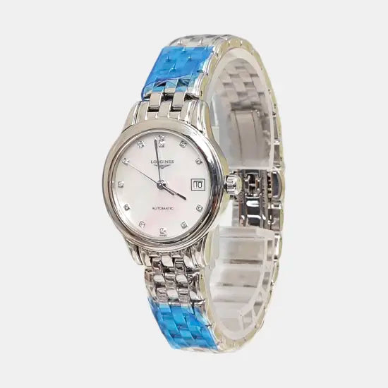 Flagship 26mm White Stainless Steel Automatic Watch