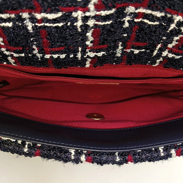 CHANEL 19 Large Quilted Wool Multicolor