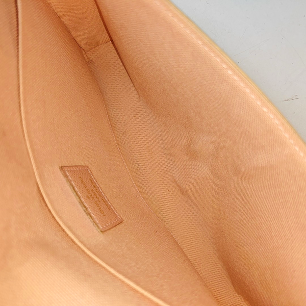 Authenticated pre-owned Félicie Damier Azur Coated Canvas White - Crossbody Bag at Looply
