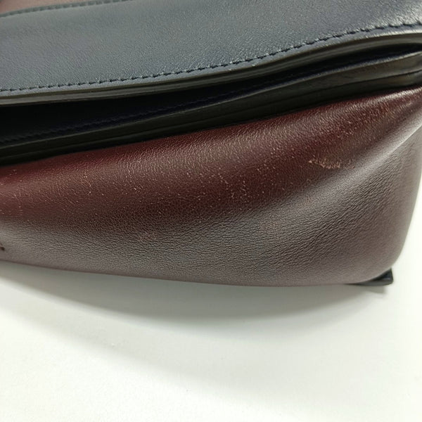 Authenticated pre-owned Frame Medium Calfskin Burgundy - Crossbody Bag at Looply