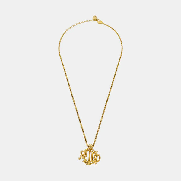 Authenticated pre-owned Insignia Gold-tone Metal Necklace - Necklace at Looply