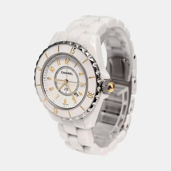 J12 33.6mm White Ceramic Quartz Watch