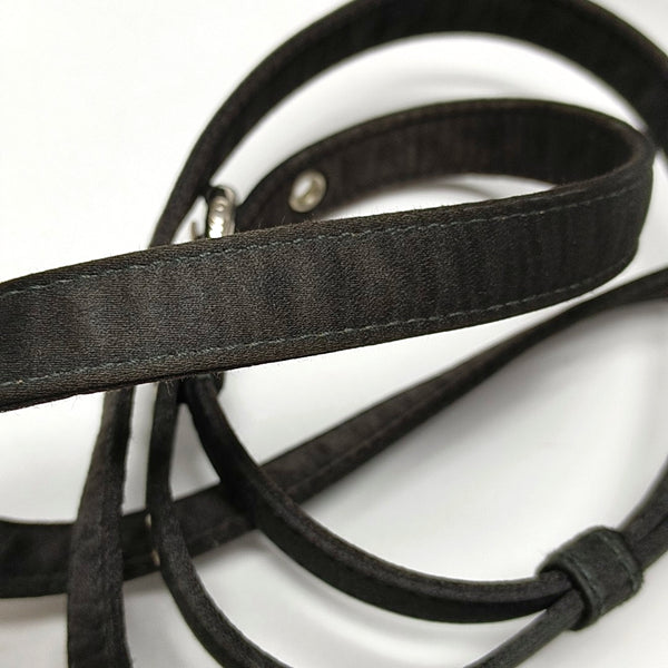 Authenticated pre-owned Lady Dior Mini Silk Satin Black - Shoulder Bag at Looply