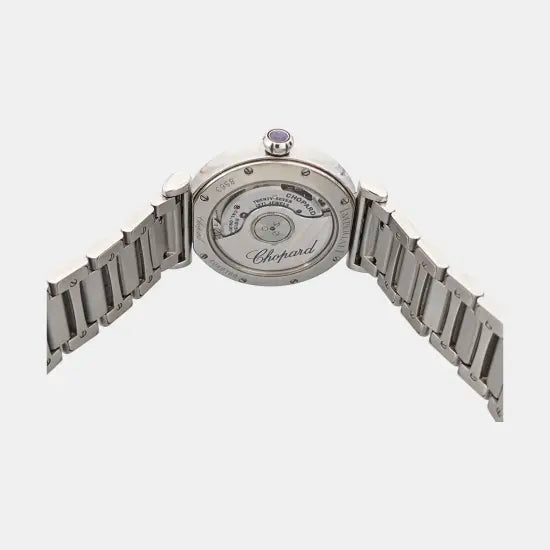 PREMIERE Reloj de cuarzo de acero inoxidable negro de 20 mm