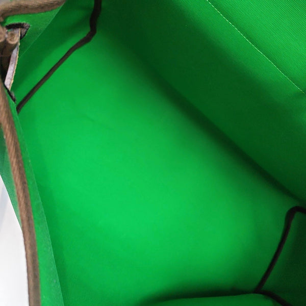 Authenticated pre-owned Herbag Canvas Green - Shoulder Bag at Looply