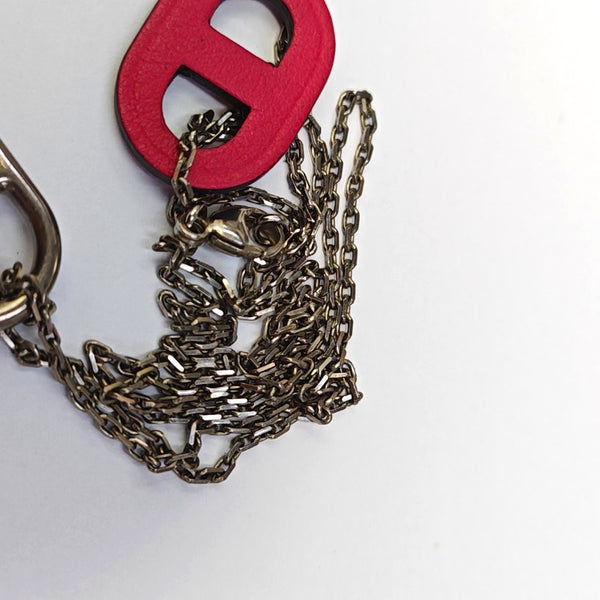 Authenticated pre-owned O Maillon Silver-Tone Metal Palladium Plated Necklace - Necklace at Looply