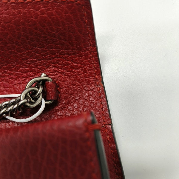 Authenticated pre-owned Dionysus Super Mini Calfskin Red - Shoulder Bag at Looply