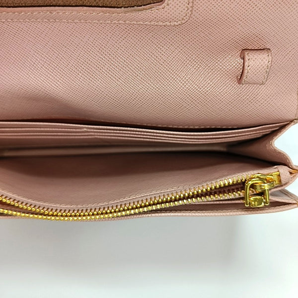 Saffiano Calfskin Crossbody Bag Pink